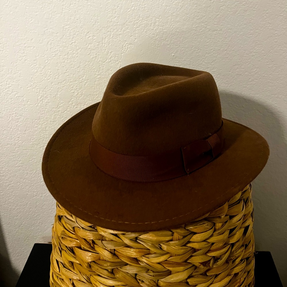 Brown, rim hat, Nine West, winter, festival